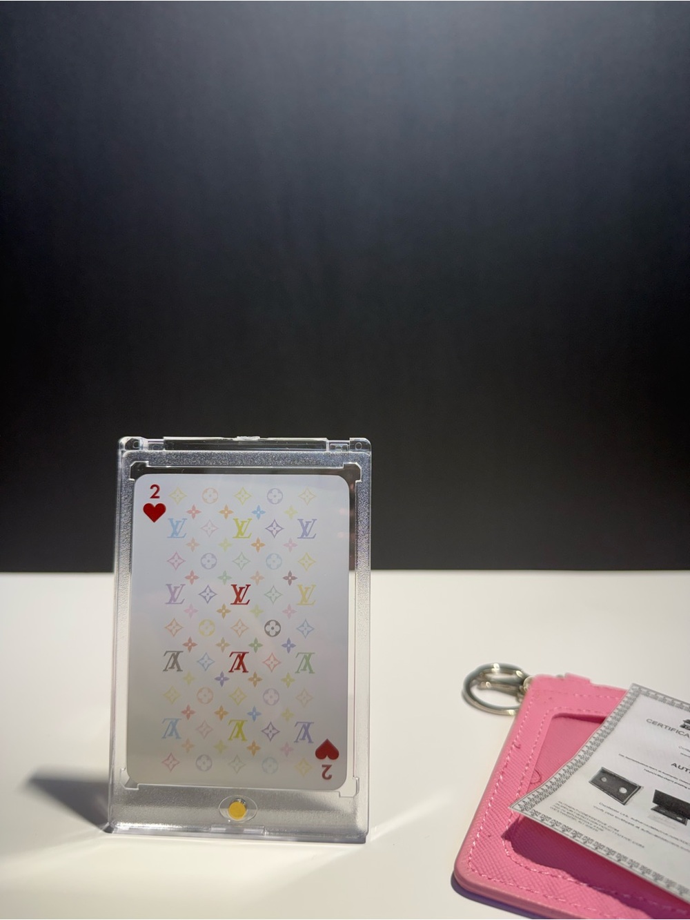 Louis Vuitton Takashi X
Murakami Monogram
Multicolor Playing Card 2
heart w/COA